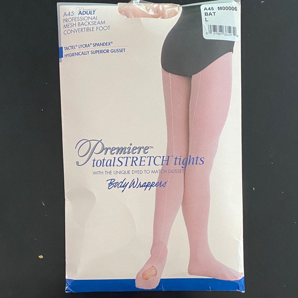 Body Wrappers Premiere TotalStretch Pink Tights
